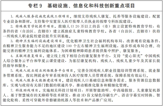 “十四五”残疾人保障和发展规划中的康复器材政策解读